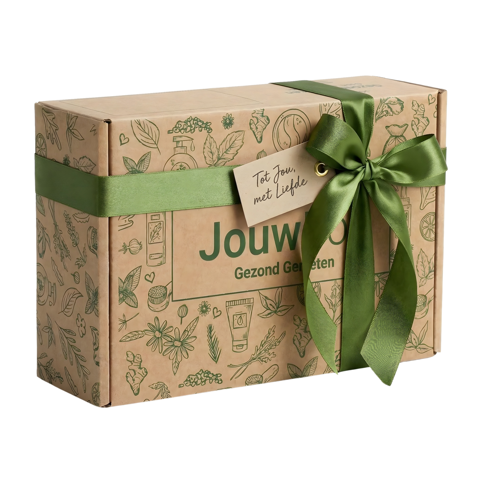 JouwBox met groene strik