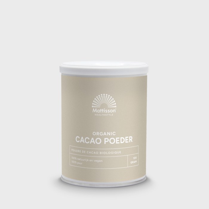 Mattisson Biologisch Cacao Poeder