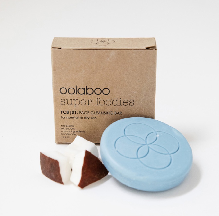 Oolaboo Super Foodies Face Cleansing Bar, 70 gram