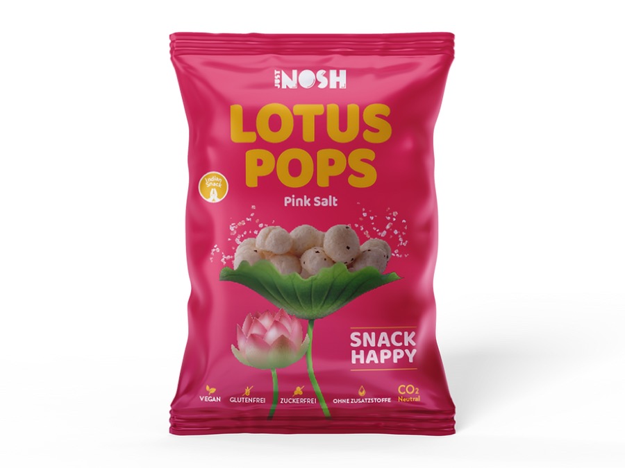 Just Nosh Water Lily Pops Pink Salt