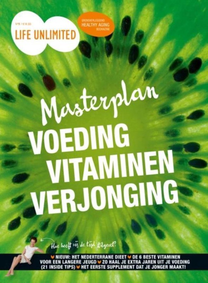 Boek van Pim Masterplan voeding, vitaminen, verjonging