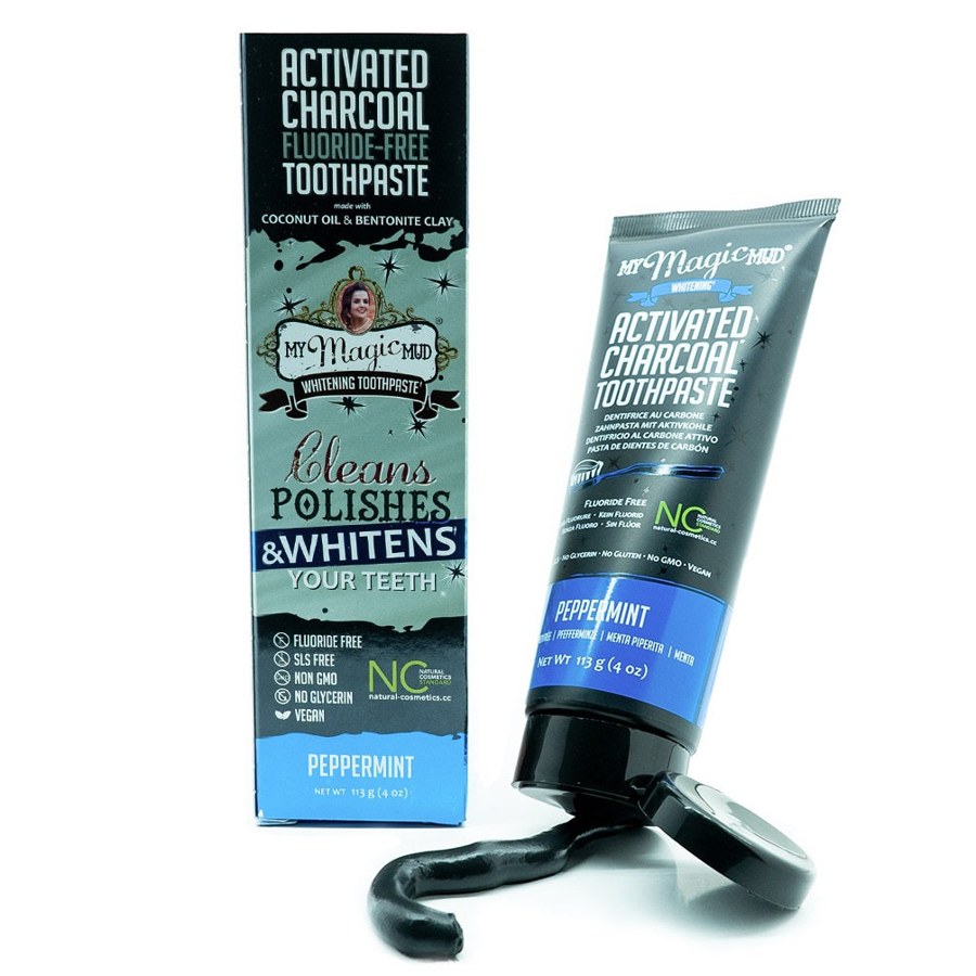 My Magic Mud Whitening Toothpaste Activated Charcoal, Peppermint