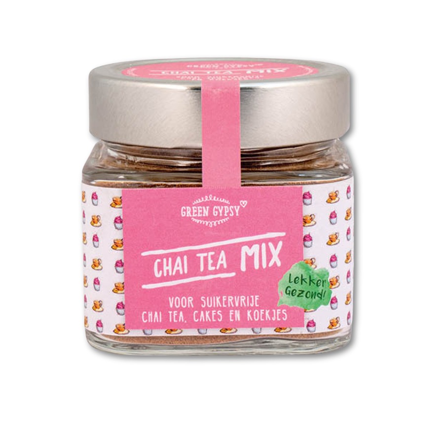 Green Gypsy Spices Chai Latte Poeder Suikervrij 80 g