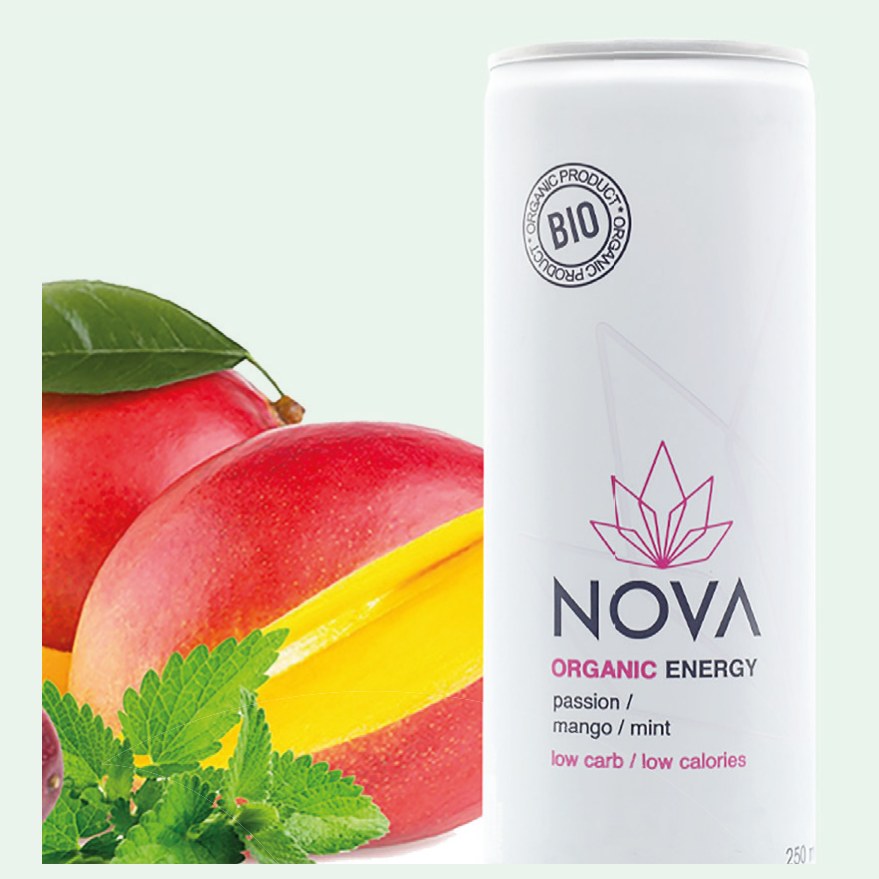 Nova Organic Energy Passion, Mango en Mint