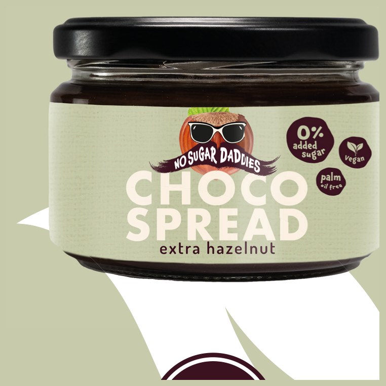 No Sugar Daddies Biologische chocopasta hazelnoot