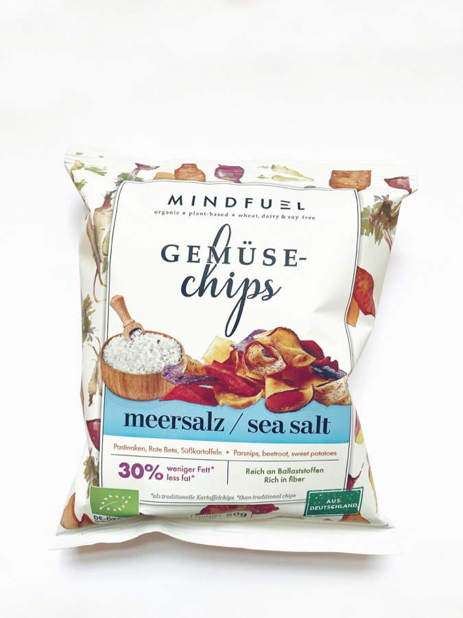 Mindfuel Organic Veggie Chips Sea Salt