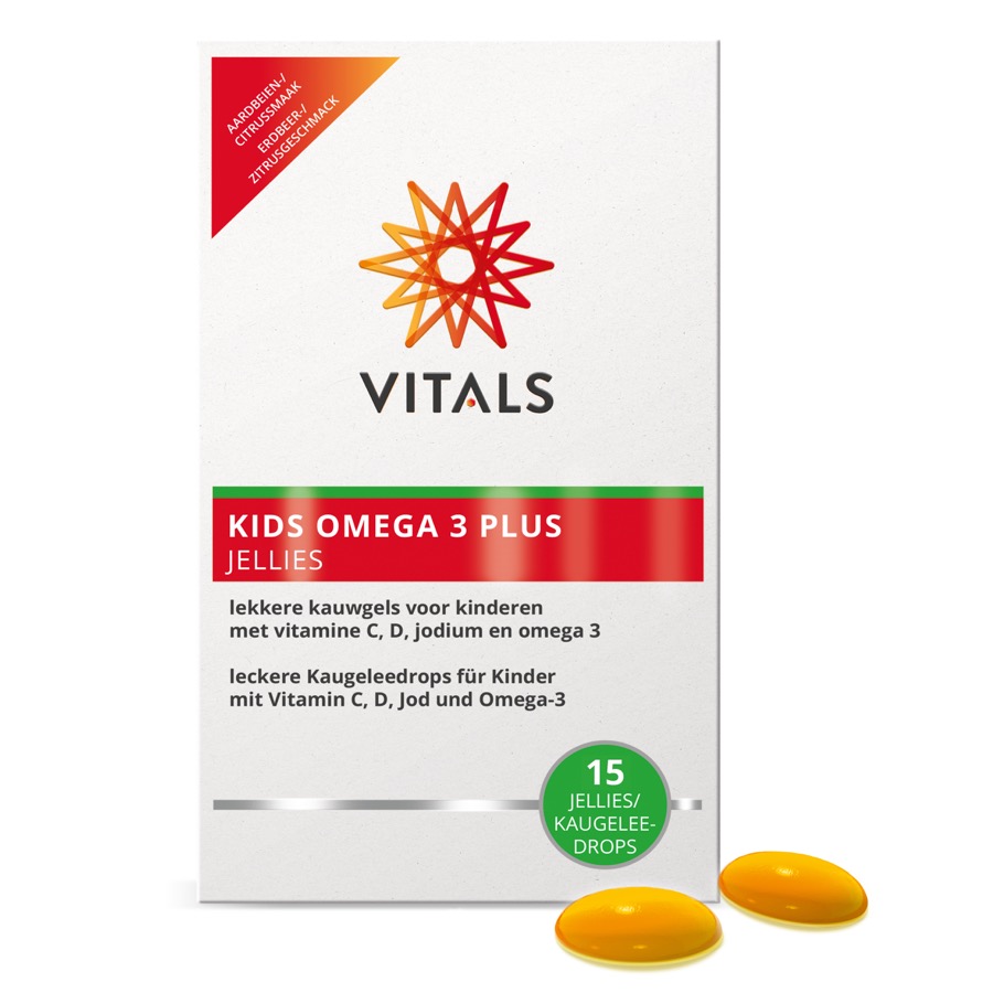Vitals Kids Omega 3 Plus Jellies (15 stuks)