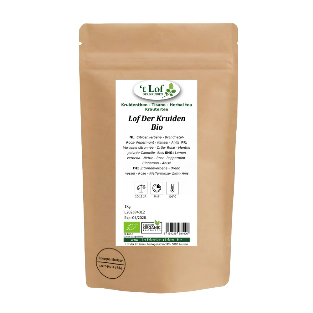 't Lof der Kruiden Kruidenthee Bio 60g